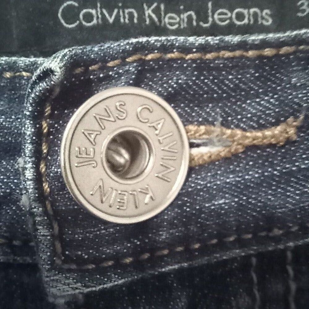 Calvin Klein Size 31/12 Flare Jeans-Medium Wash-Mid Rise-Normcore-Classic- - Picture 7 of 10